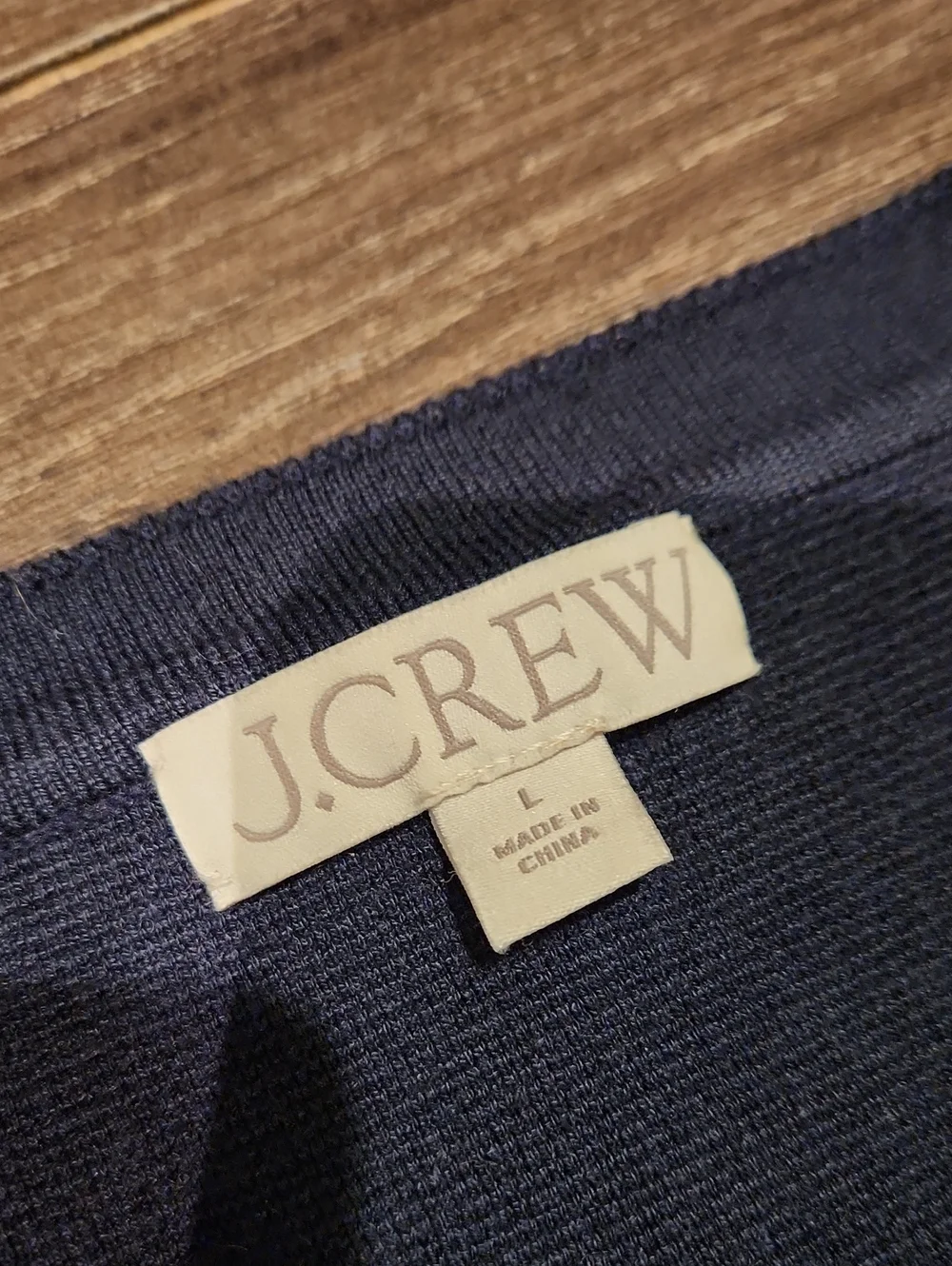 ❤️ NWOT! J CREW SLEEVELESS SWEATER SHELL IN TENCEL™ LYOCELL BLEND, NAVY. LARGE